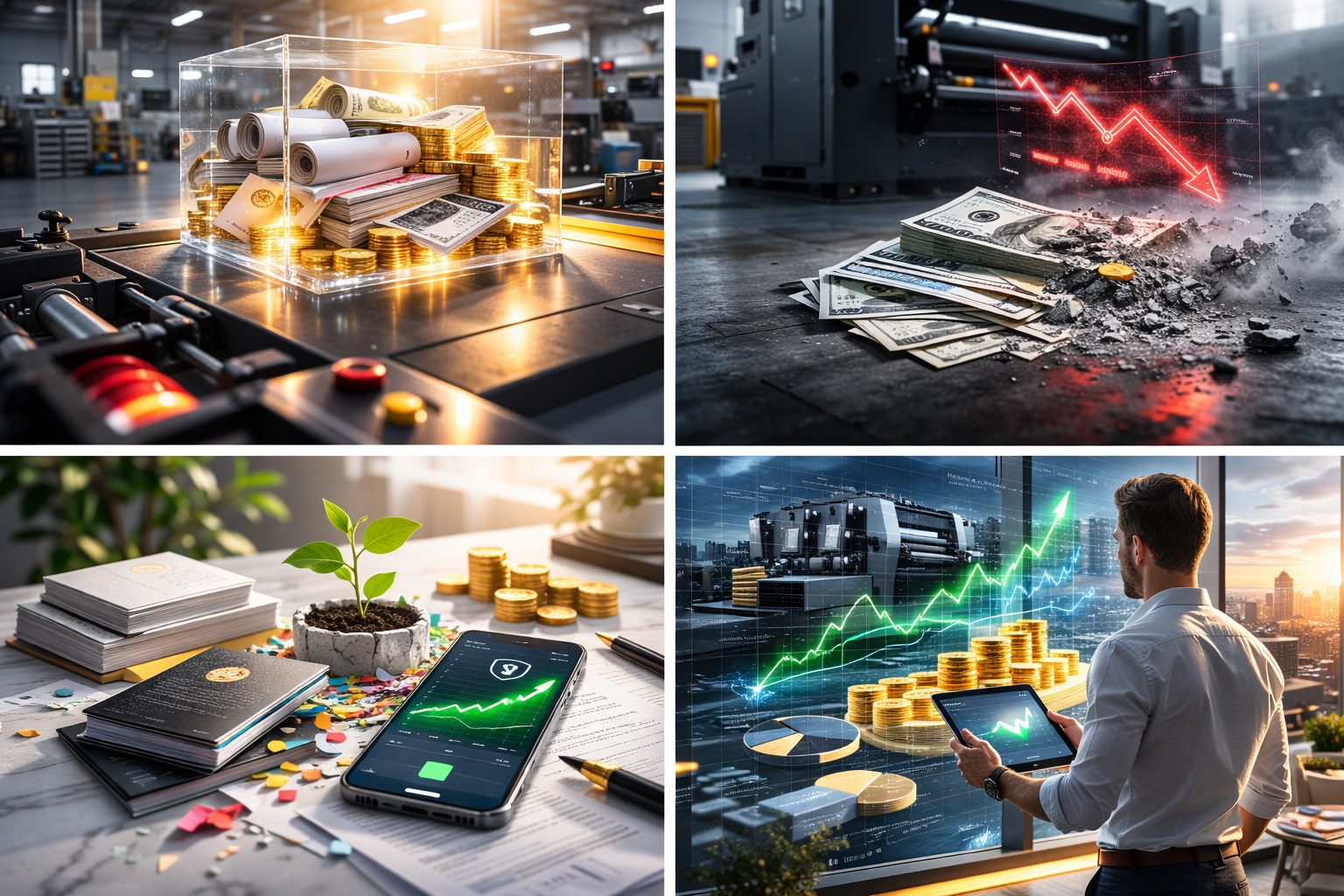 Деньги не в станке: как заставить свободные средства типографии работать