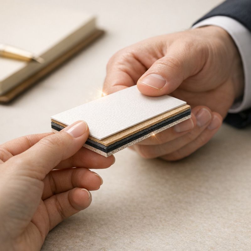 Какая бумага для визиток поможет создать правильное первое впечатление?